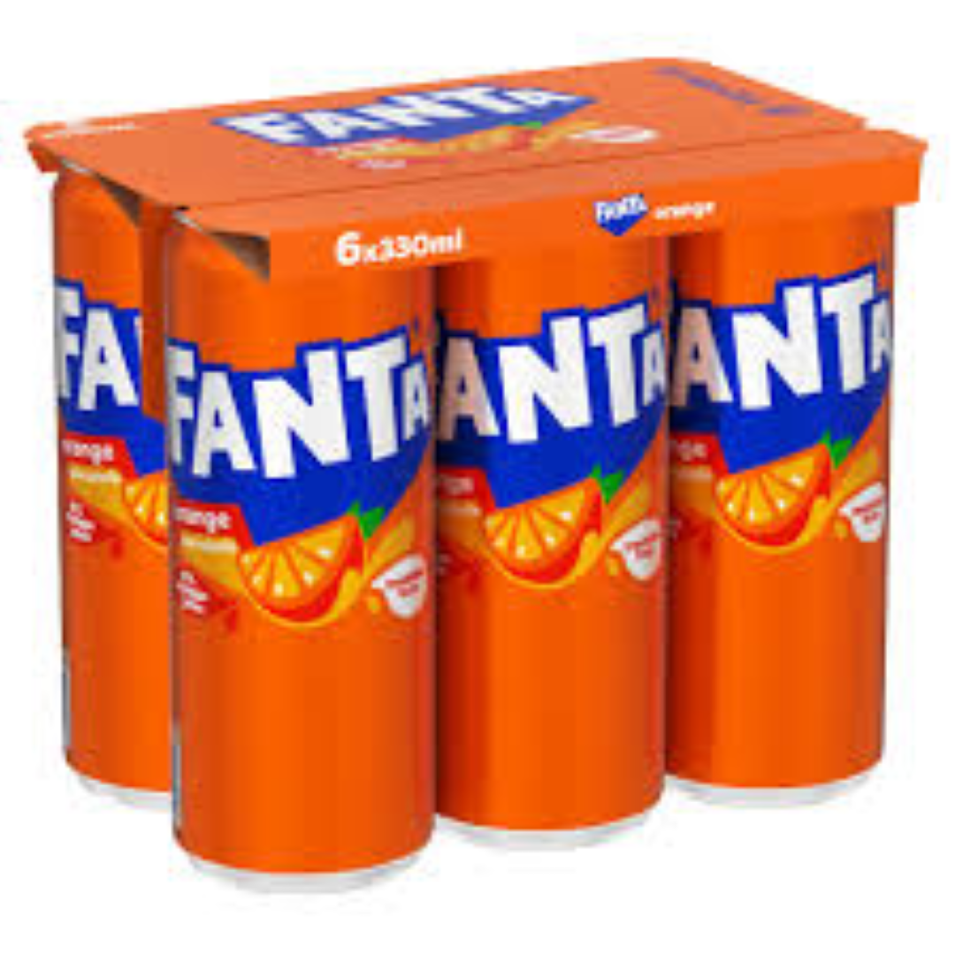 FANTA ORANGE 330ML 6PACK